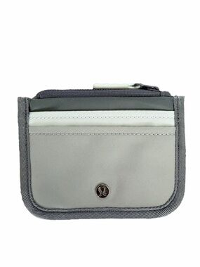lululemon athletica Gray Compact Zip Cardholder